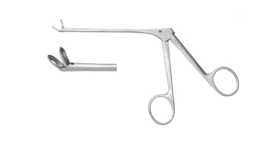 Nasal polypus forceps (bent 45 degrees)