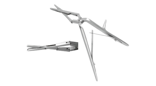 E202 nasal septum bone rongeur (occlusal double joint)