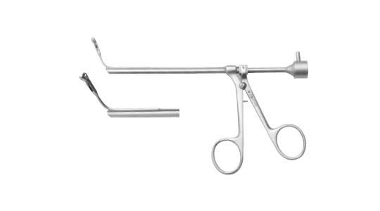 E109 sinus optical forceps (cup mouth curved 70 degree)