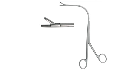 H192-1 indirect laryngeal forceps (long before the bowl mouth)
